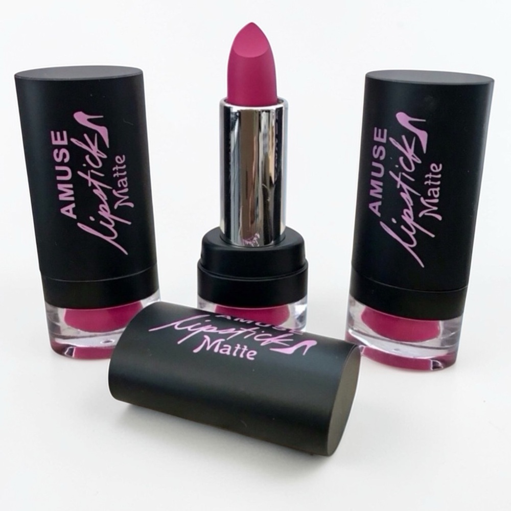 🆕3pcs Amuse Matte Lipstick